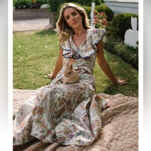 Etro Floral Paisley Maxi Dress